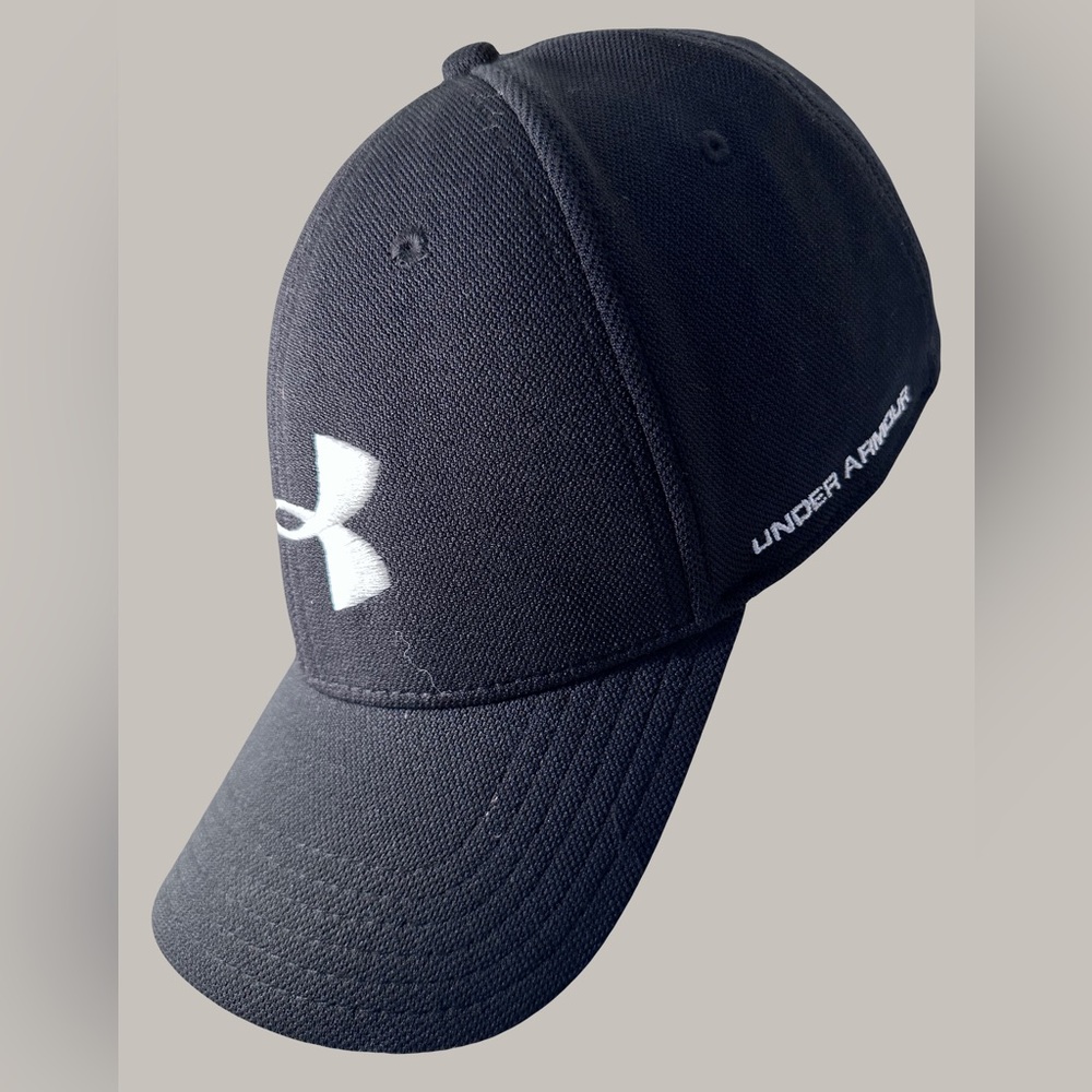 Under Armour Baseball Cap, Black, XL